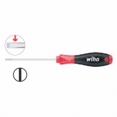 Wiha Softfinish® Slotted Workshop Screwdriver - Round Blade - 6.5 mm - Non-DIN Size - 00706